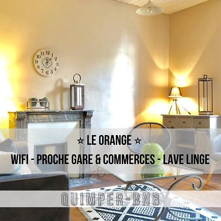 Le Orange - Confort - Wifi - Entre Gare Et Centre Quimper Exterior photo